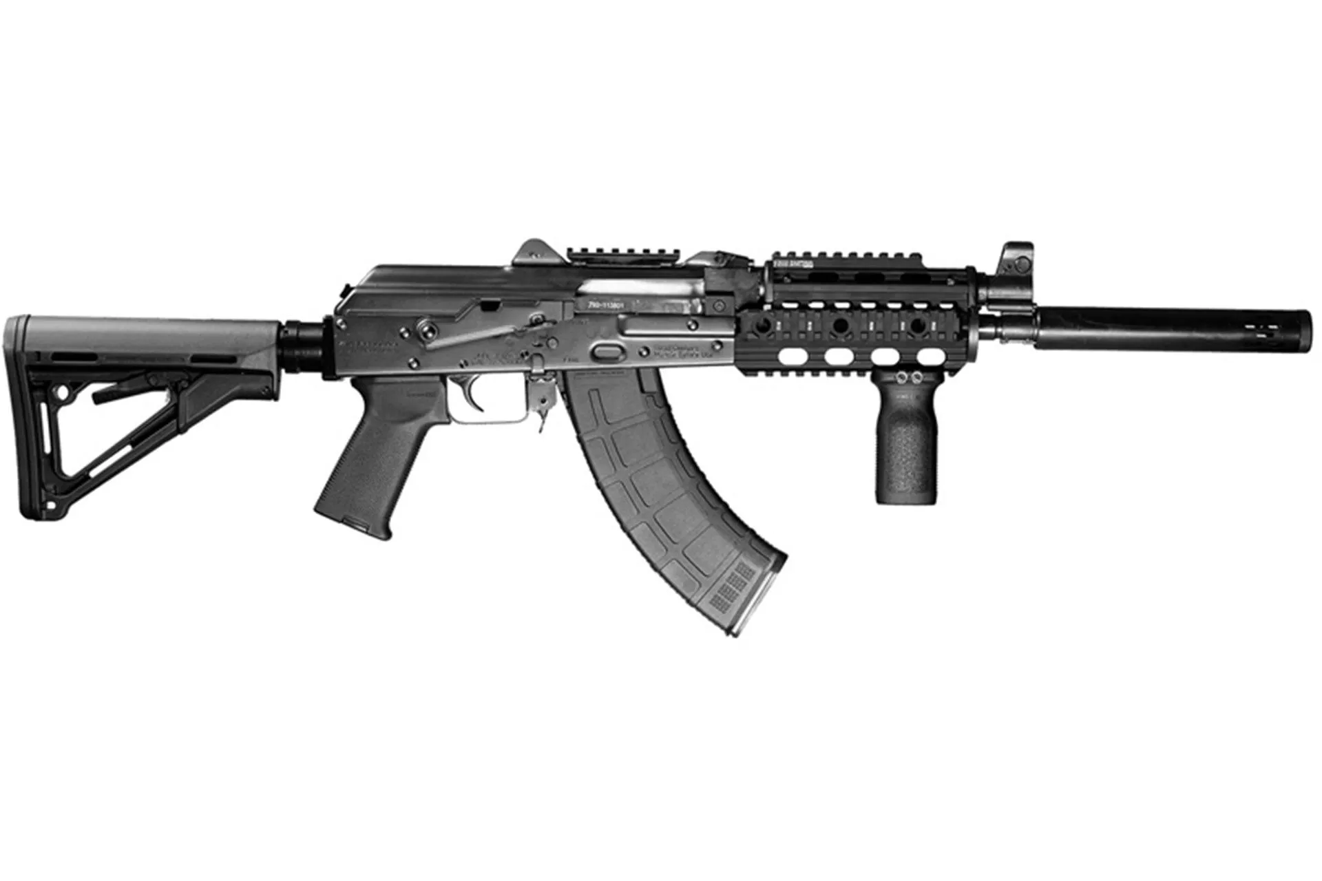 Zastava ZPAP92 10″ 7.62X39 30rd Semi Auto CTR Stock Black – ZP92762CTR