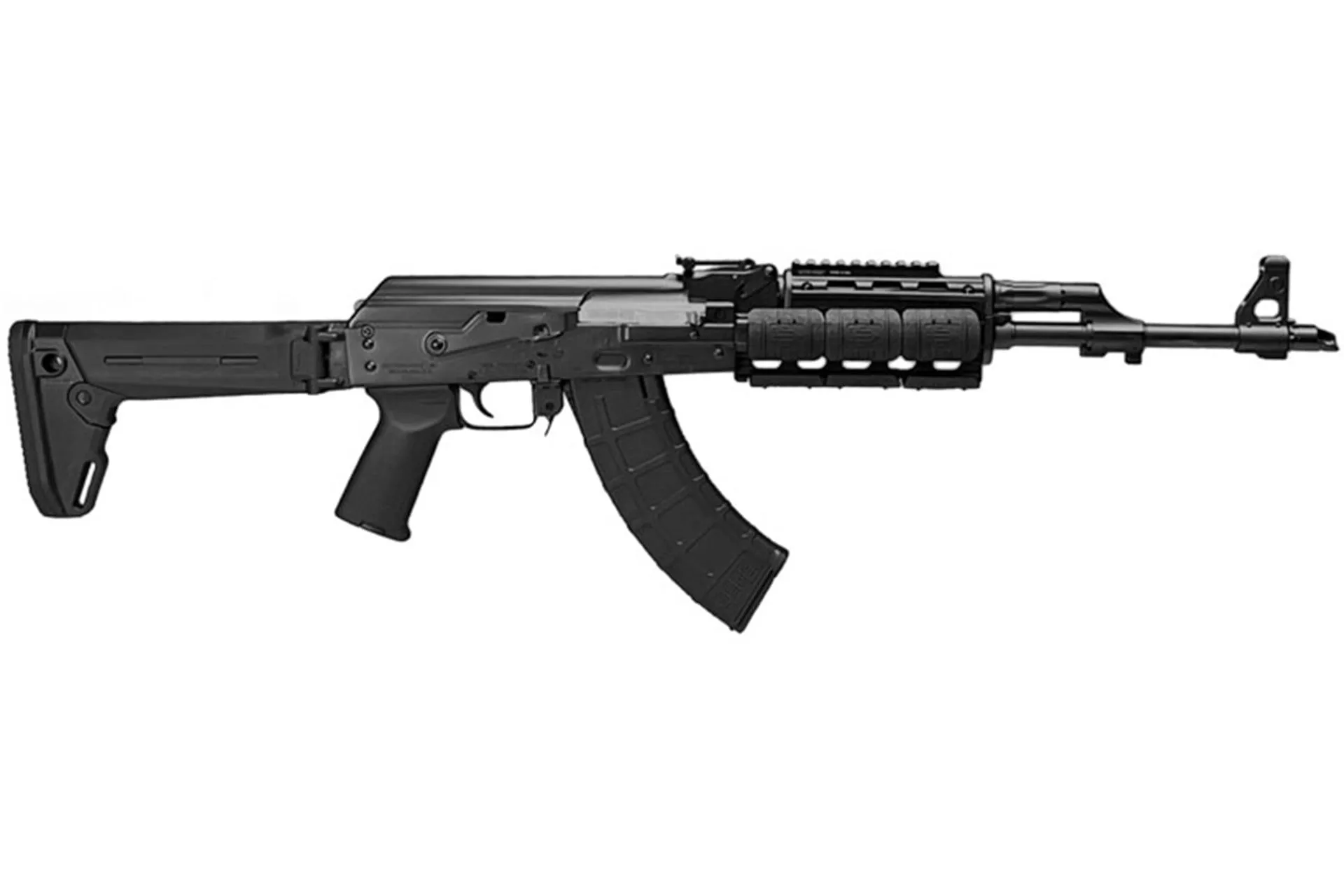 Zastava Zpapm70 16.3″ 7.62X39 30rd Semi Auto Rifle Quad Rail Zhukov Folding Stock – ZR7762QR