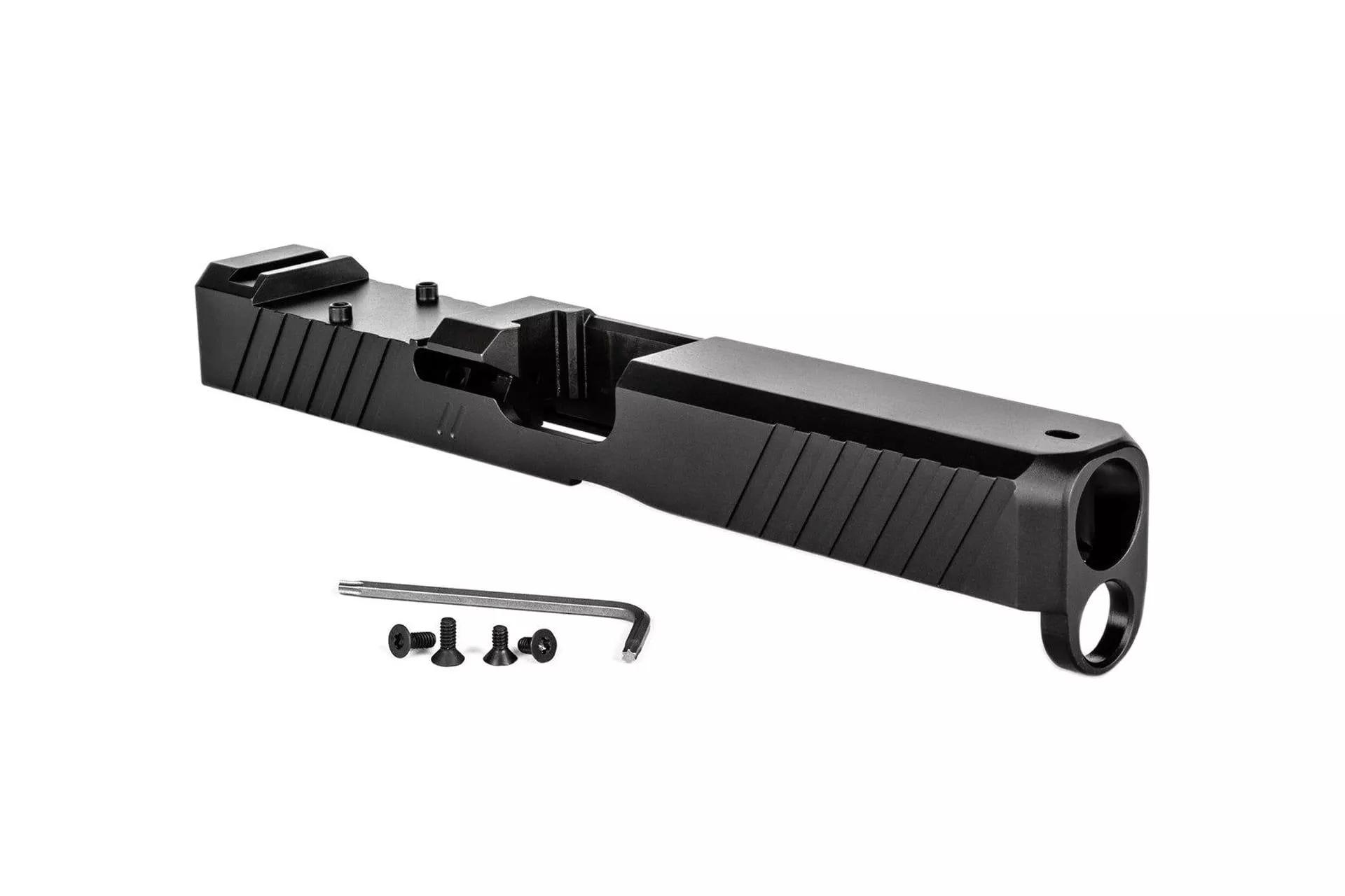 Zev Technologies Z17 Duty Stripped Slide Fits GLOCK 17 Gen 5 – RMR Cut – Black – SLD-Z17-5G-DUTY-RMR-BLK