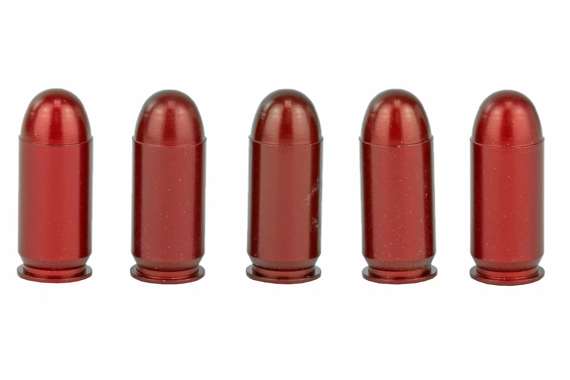 A-Zoom Snap Caps 45ACP, 5 Pack – Red – AZ15115